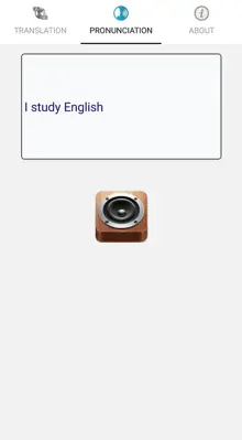 Translation & Pronunciation android App screenshot 0